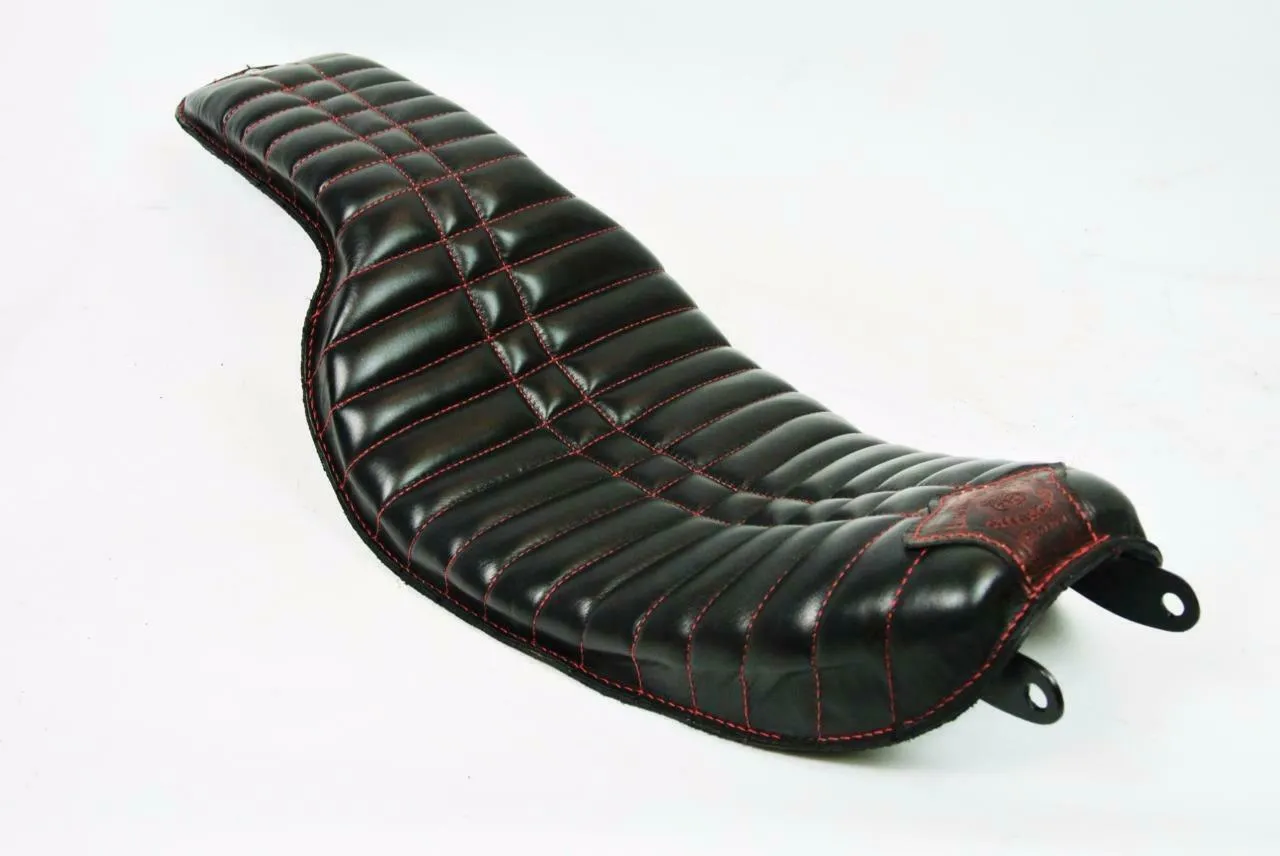 1996-2005 Seat Harley Dyna Blk On The Frame Fits All Models Low Rider Super Wide