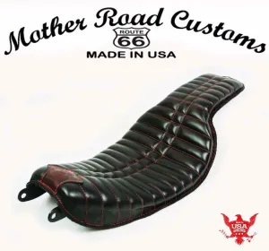 1996-2005 Seat Harley Dyna Blk On The Frame Fits All Models Low Rider Super Wide