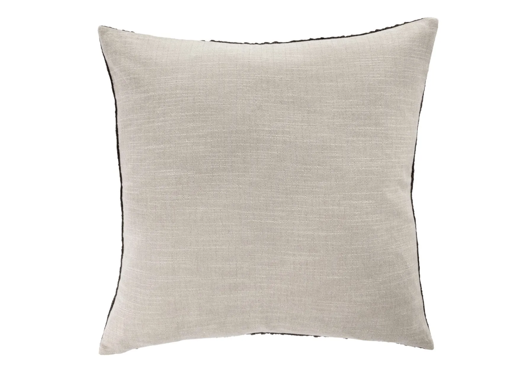 22x22 Ganache & Natural Brown Pillow