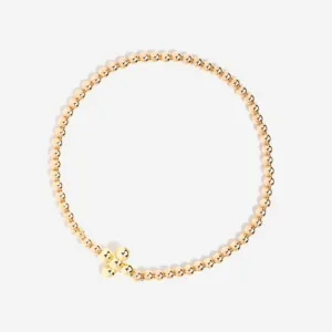3mm Cross Bead Bracelet