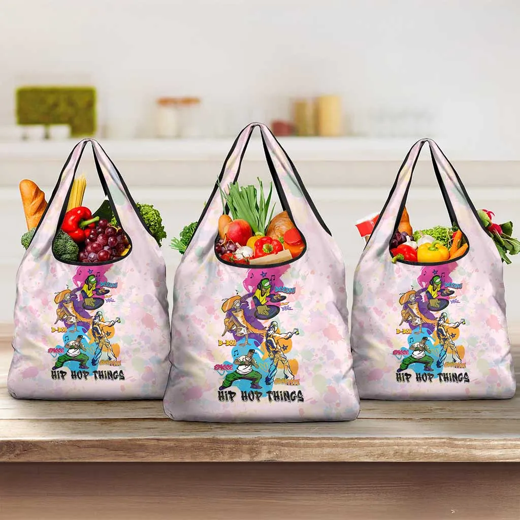 4 Elements Of Hip Hop Grocery Bag DT02