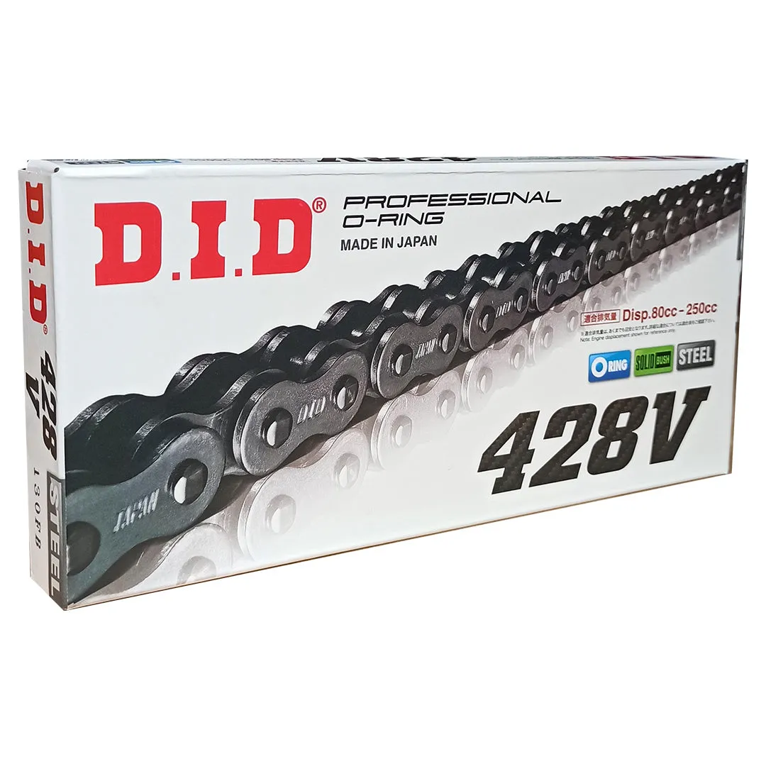 428V x 120FB O'Ring chain w/ FJ clip link DID (428V120)