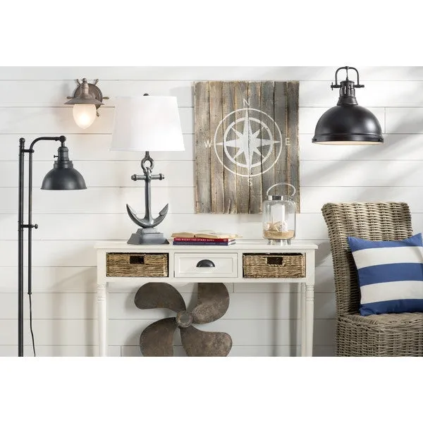 65-inch Tall Floor Lamp Task Light in Distressed Metal Finish