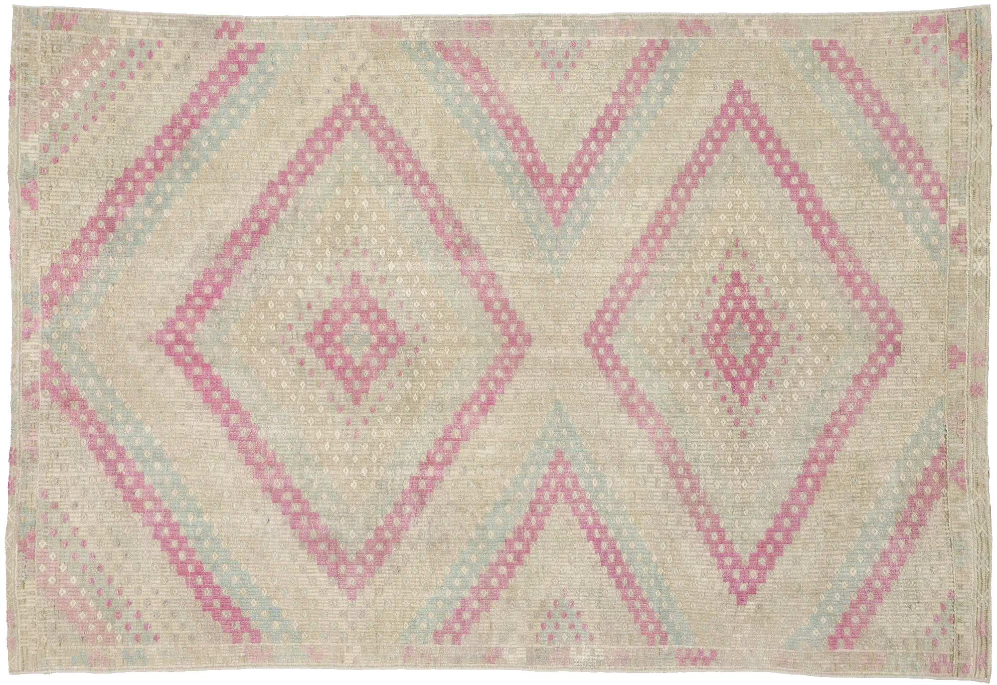 6'6" x 9'7" Vintage Kilim Rug