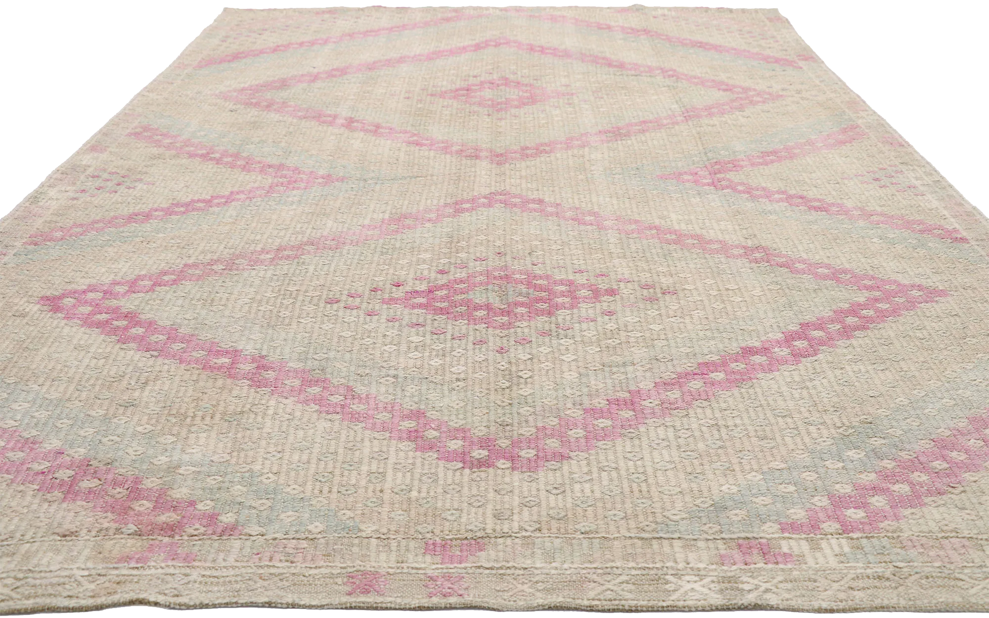 6'6" x 9'7" Vintage Kilim Rug