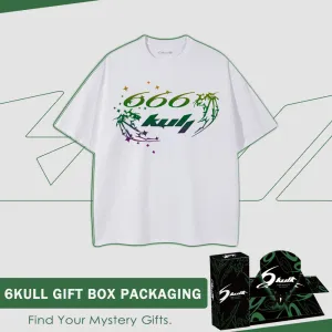 6Kull Hip Hop Color Contrast Wings T-shirt