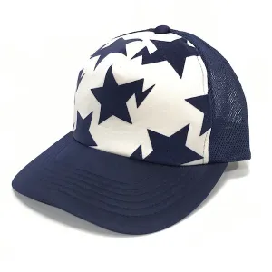 A Bathing Ape Bape Bape Sta Mesh Trucker Cap Navy/White