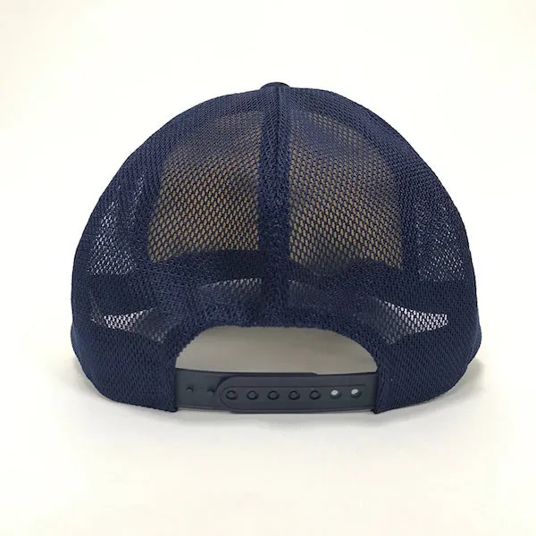 A Bathing Ape Bape Bape Sta Mesh Trucker Cap Navy/White