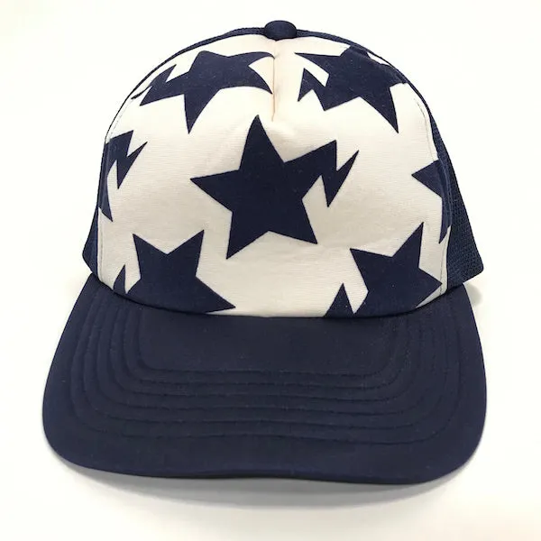 A Bathing Ape Bape Bape Sta Mesh Trucker Cap Navy/White