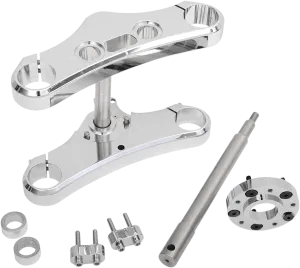 Accutronix TWD349-ESCK8 49mm Wide-Glide Conversion Kit - 3 Deg. Rake - Chrome