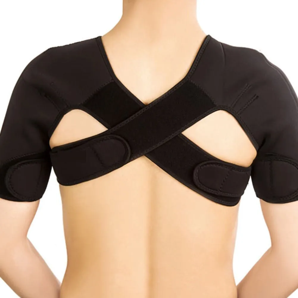 Adjustable Shoulder Support Brace Strap Joint Sport Compression Neoprene