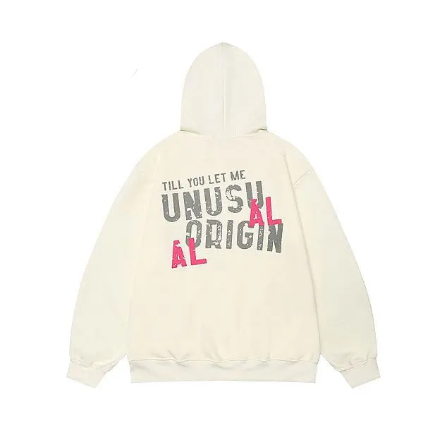 AG American Retro Street Letter Style Hoodie