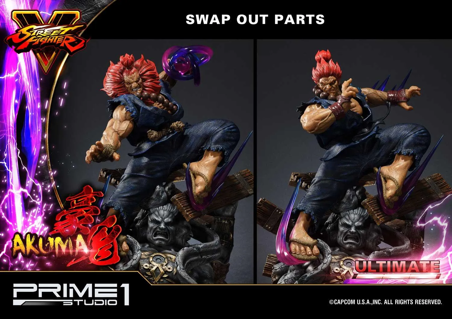 Akuma Ultimate Version Street Fighter V 1/4 Scale Statue