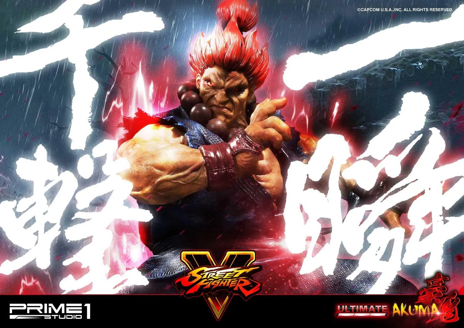 Akuma Ultimate Version Street Fighter V 1/4 Scale Statue