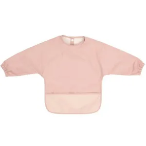 All4Ella Recycled Long Sleeve Bib, Pink
