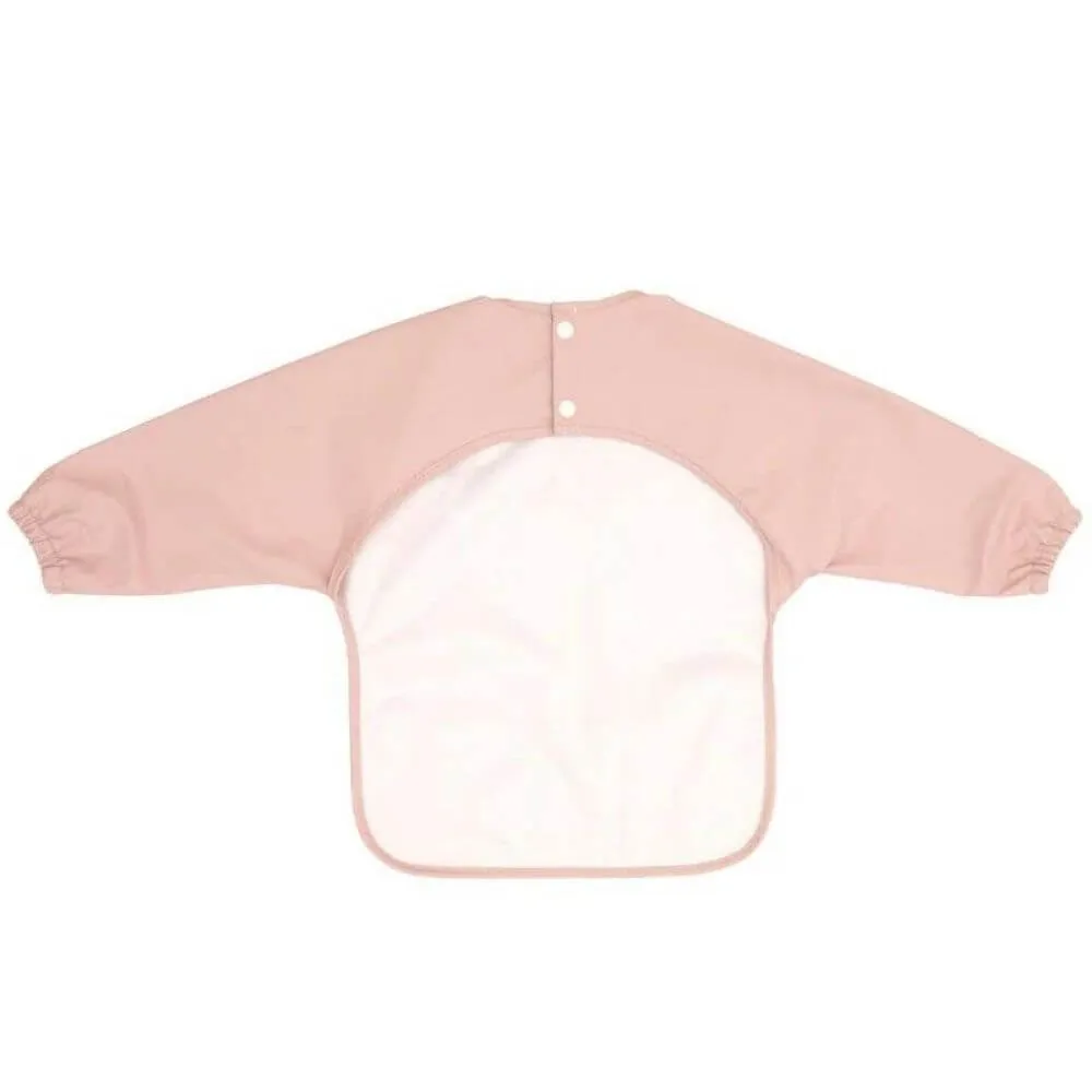 All4Ella Recycled Long Sleeve Bib, Pink