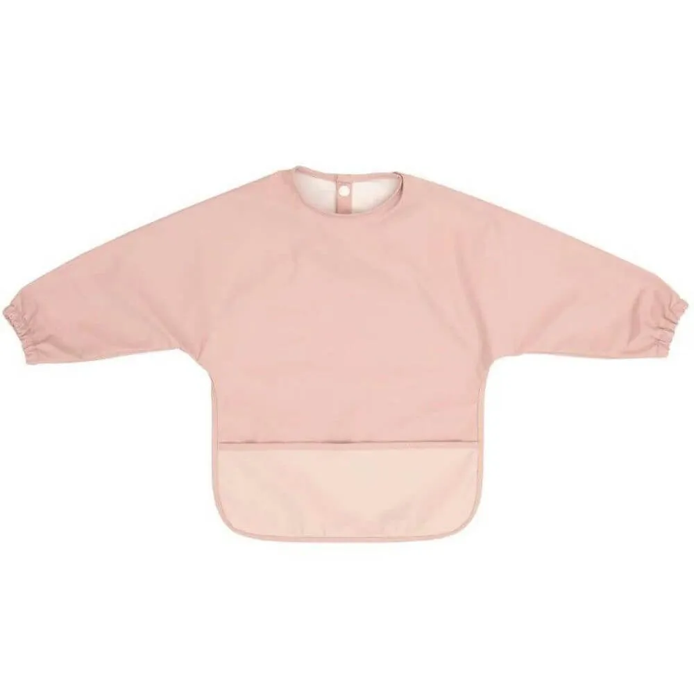 All4Ella Recycled Long Sleeve Bib, Pink