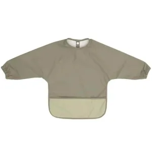 All4Ella Recycled Long Sleeve Bib, Sage