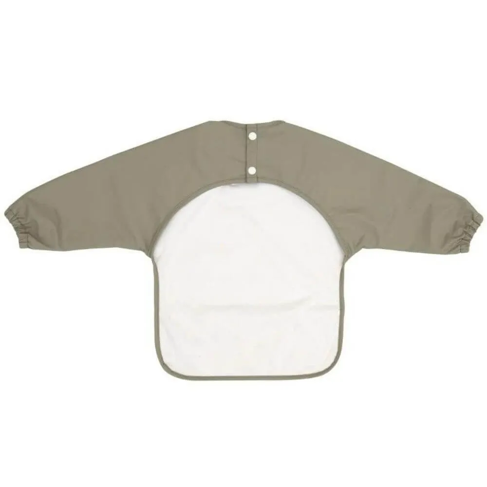 All4Ella Recycled Long Sleeve Bib, Sage