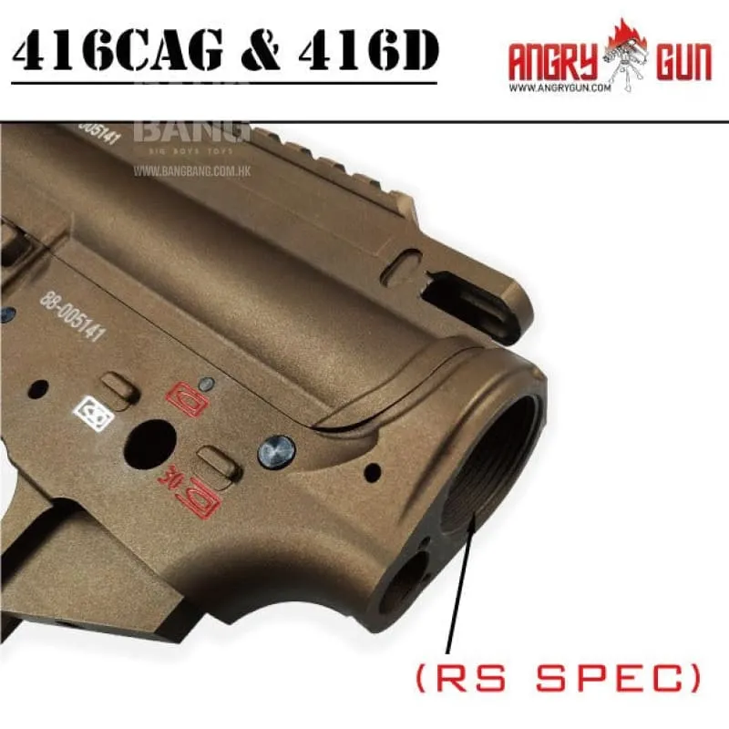 Angry Gun 416CAG MWS Conversion Kit With 10.5'' SMR RAIL - FDE