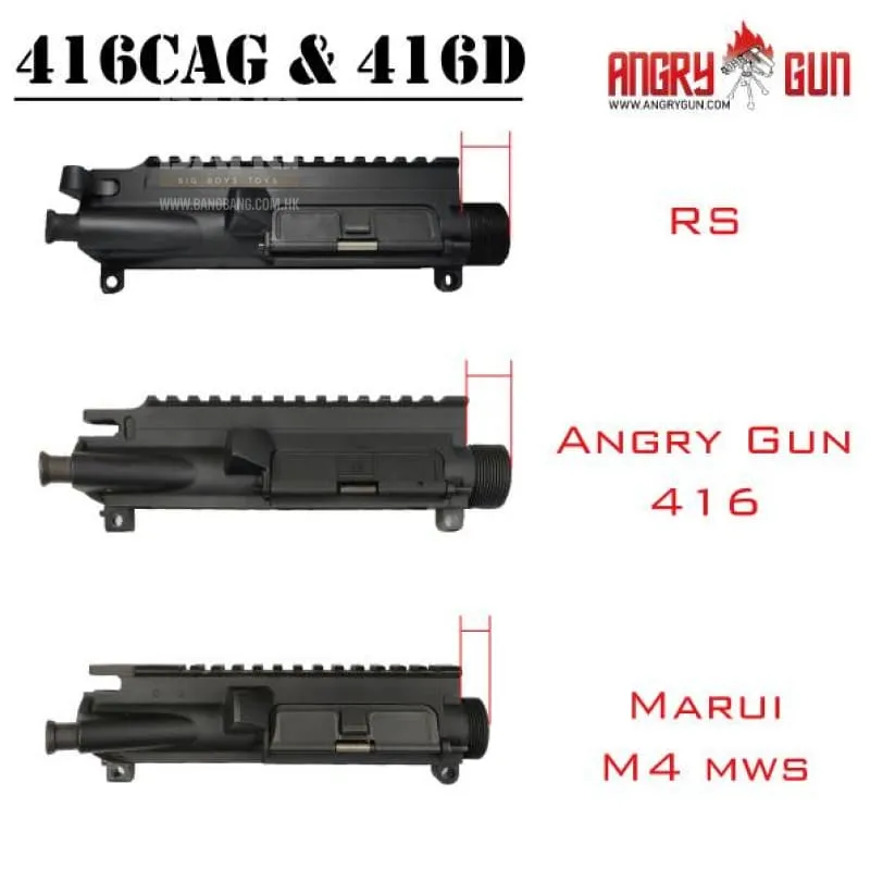 Angry Gun 416CAG MWS Conversion Kit With 10.5'' SMR RAIL - FDE