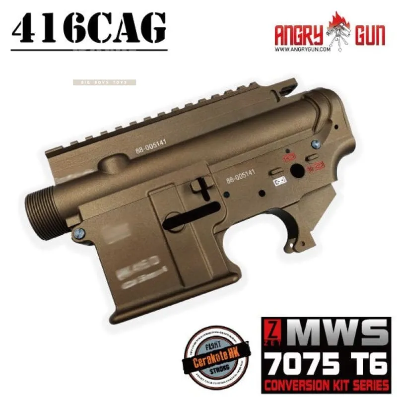 Angry Gun 416CAG MWS Conversion Kit With 10.5'' SMR RAIL - FDE