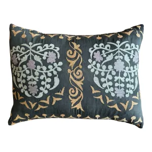 Antique Uzbek Suzani Pillow (#M131123A&B | 20 1/2 x 27")