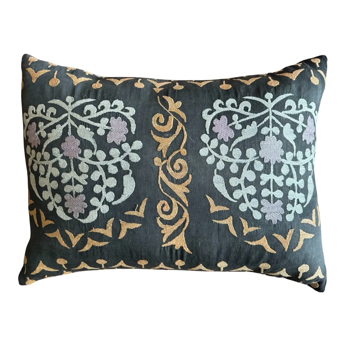 Antique Uzbek Suzani Pillow (#M131123A&B | 20 1/2 x 27")