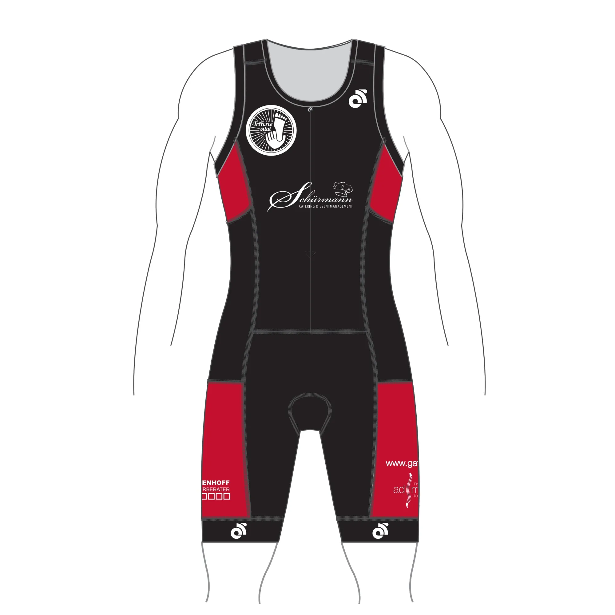 APEX Tri Suit with Tri Chamois