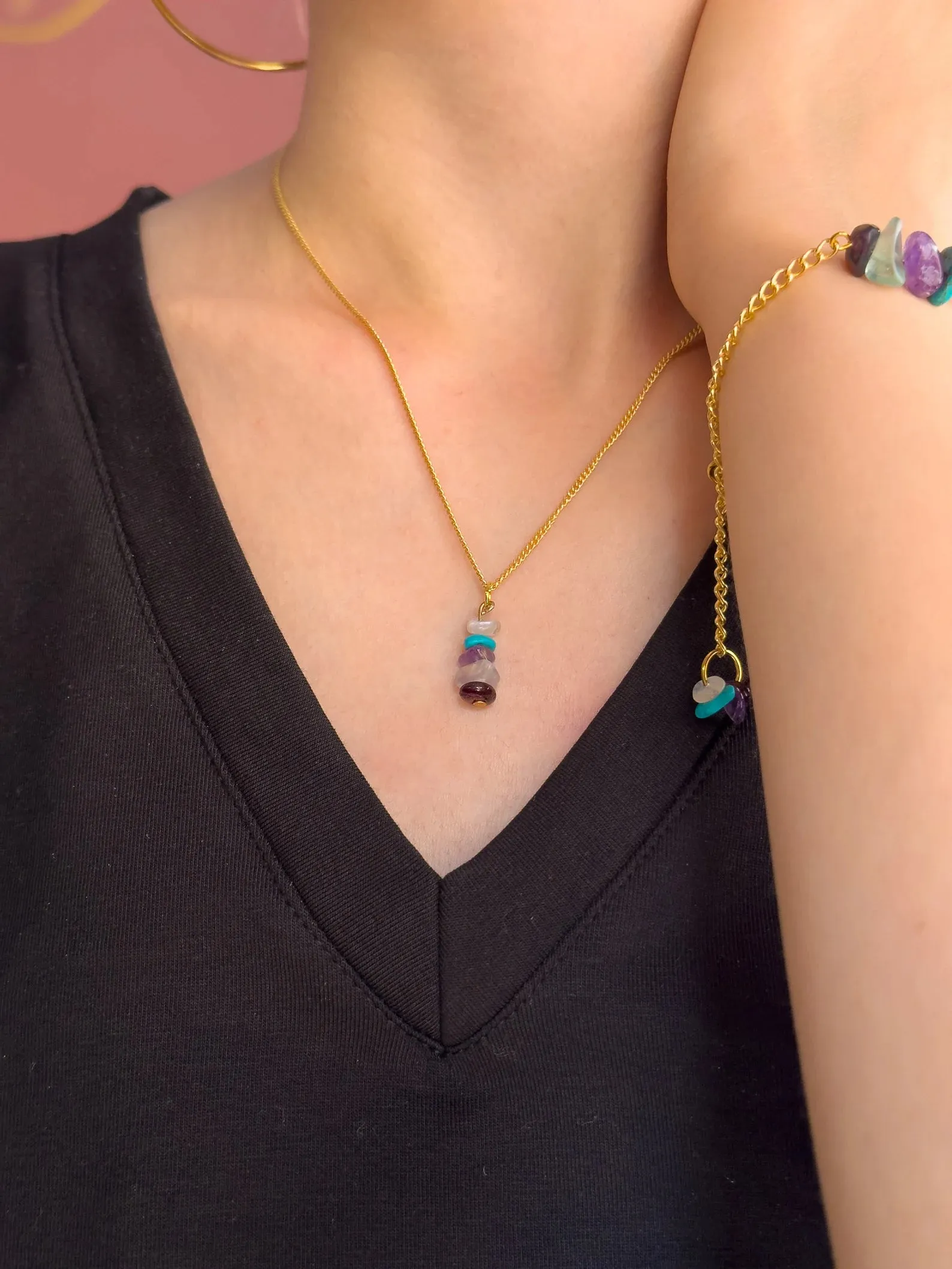 Aquarius Zodiac Minimalist Necklace
