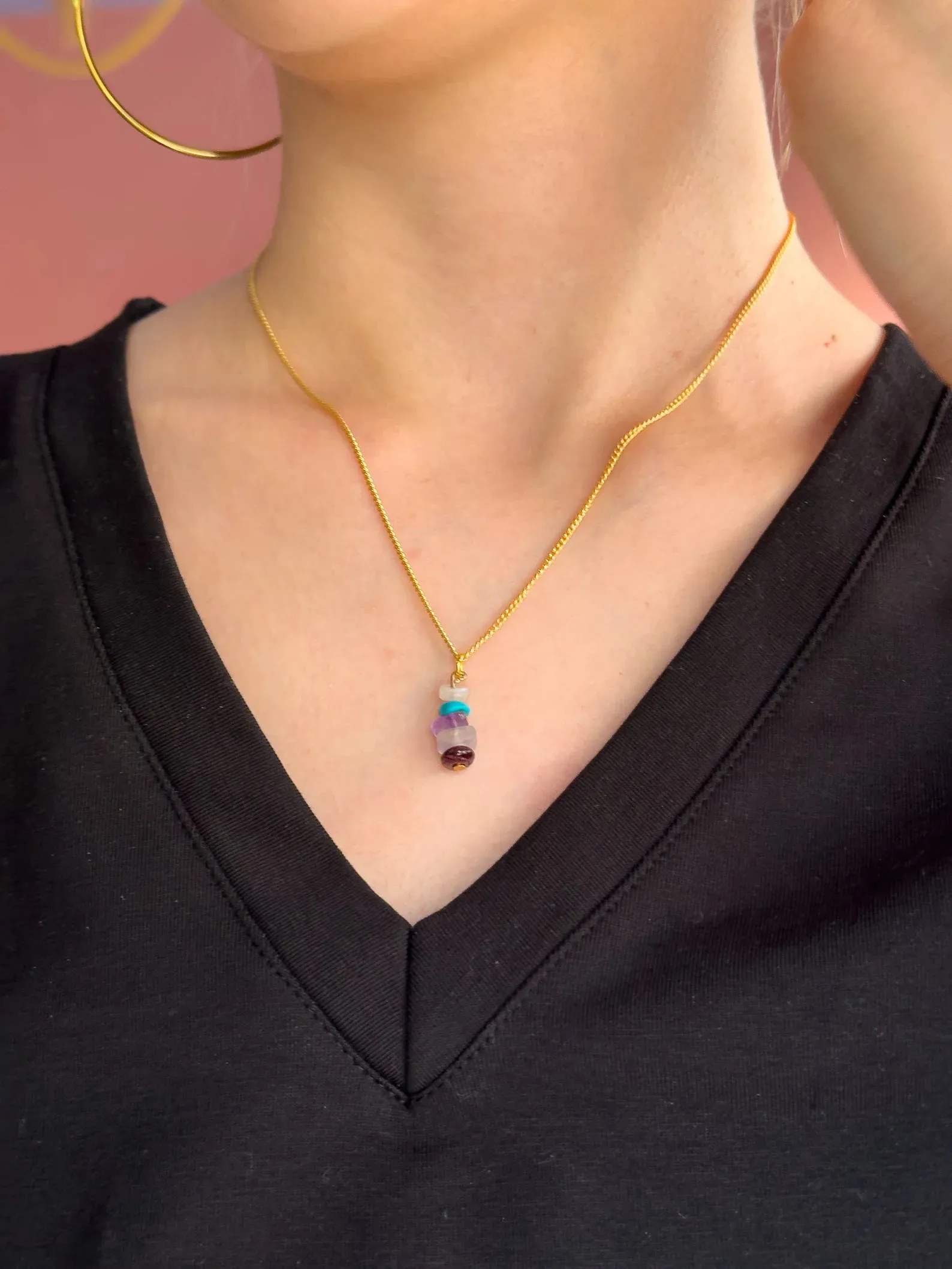Aquarius Zodiac Minimalist Necklace