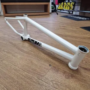 Autum Bikes Razzia Flatland Frame w/ Removable Brake Mounts Pearl White