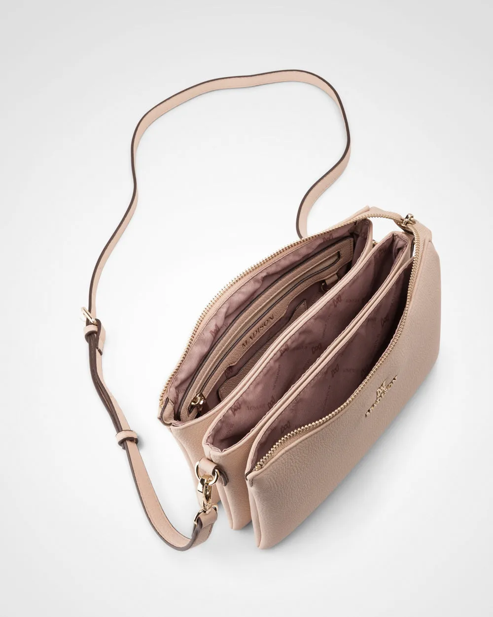 Avery 3 Compartment Crossbody Bag   O-Chain Strap