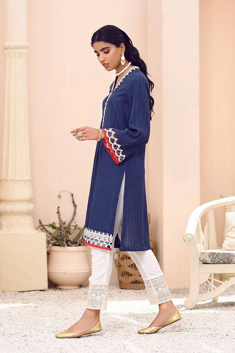 AZURE AURA - EMBELLISHED SHIRT