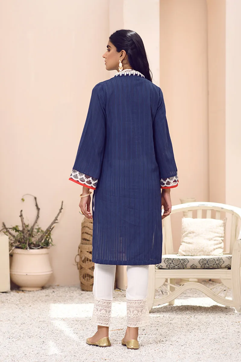 AZURE AURA - EMBELLISHED SHIRT