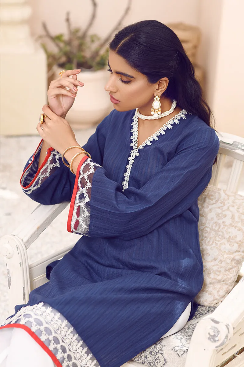 AZURE AURA - EMBELLISHED SHIRT