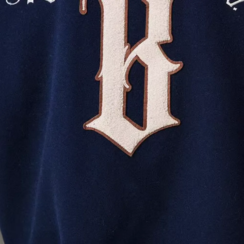 B Letter Versity Jacket