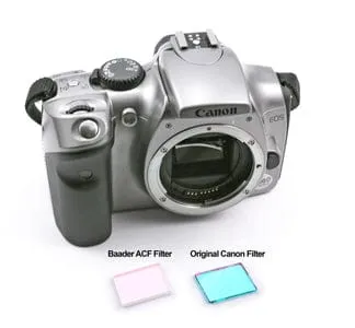 Baader DSLR-Astro Conversion Filter ( -ACF 1 ) for Canon EOS 300 improved spectral transmission! (plane opt. polished) - 2459211