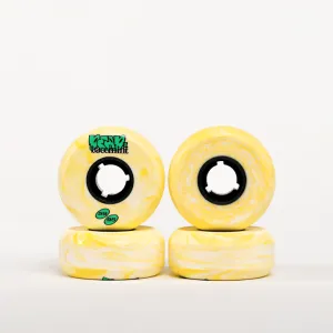 Bacemint x Dead Collab 56mm/95a - Yellow Marble (4 Pack)