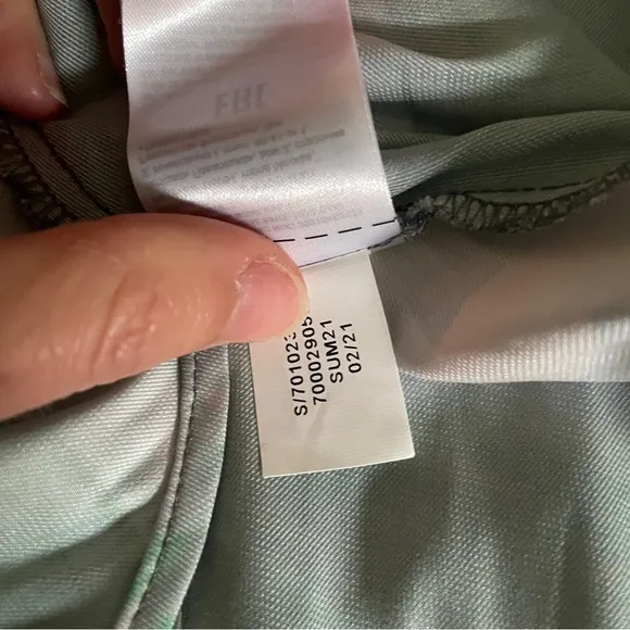 Banana Republic Marbled Satin Slip Midi Dress size Small Green Gray 70s Retro