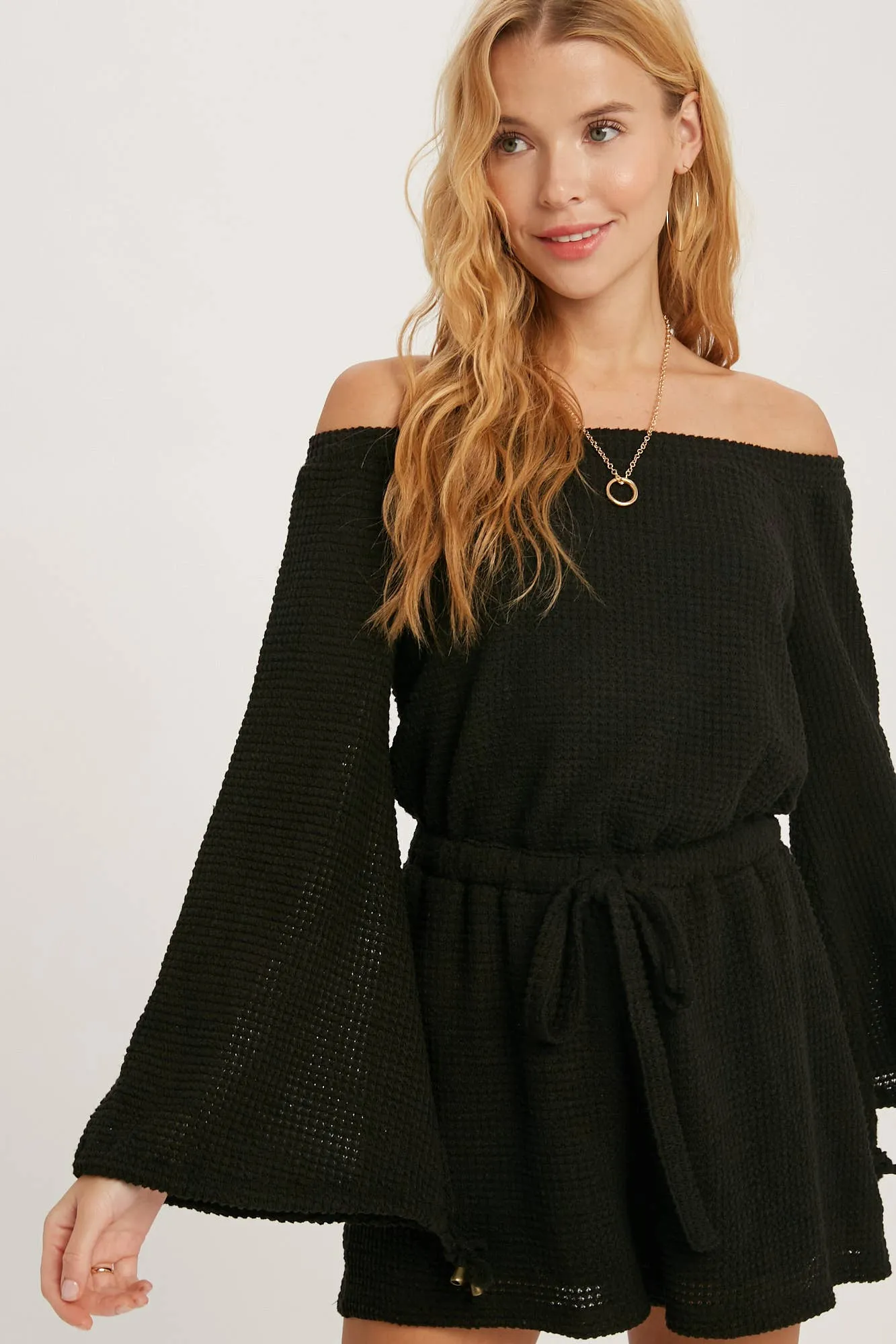Beachy Waffle Knit Romper