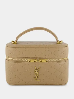 Beige Mini Gaby Vanity Crossbody Bag