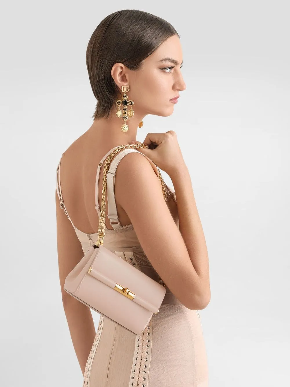 Beige Mini Marlene City Bag