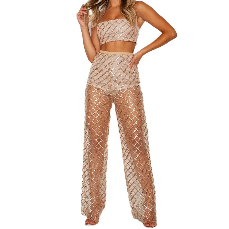 Bikini Women Mesh Bathing Suit Cover Ups