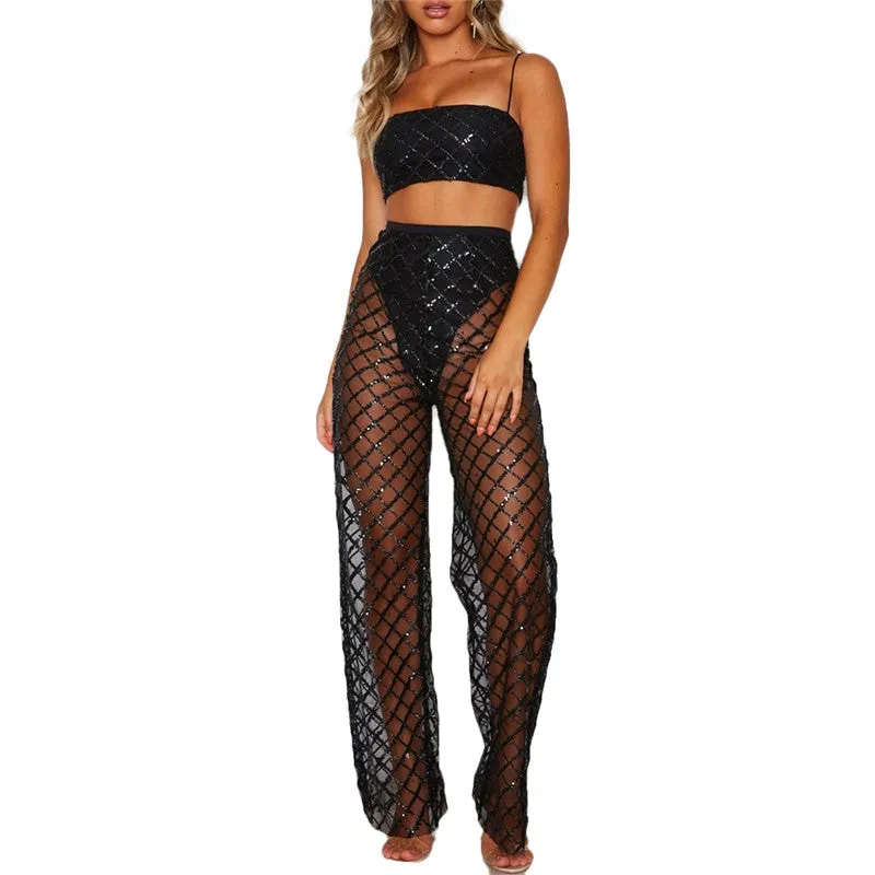 Bikini Women Mesh Bathing Suit Cover Ups