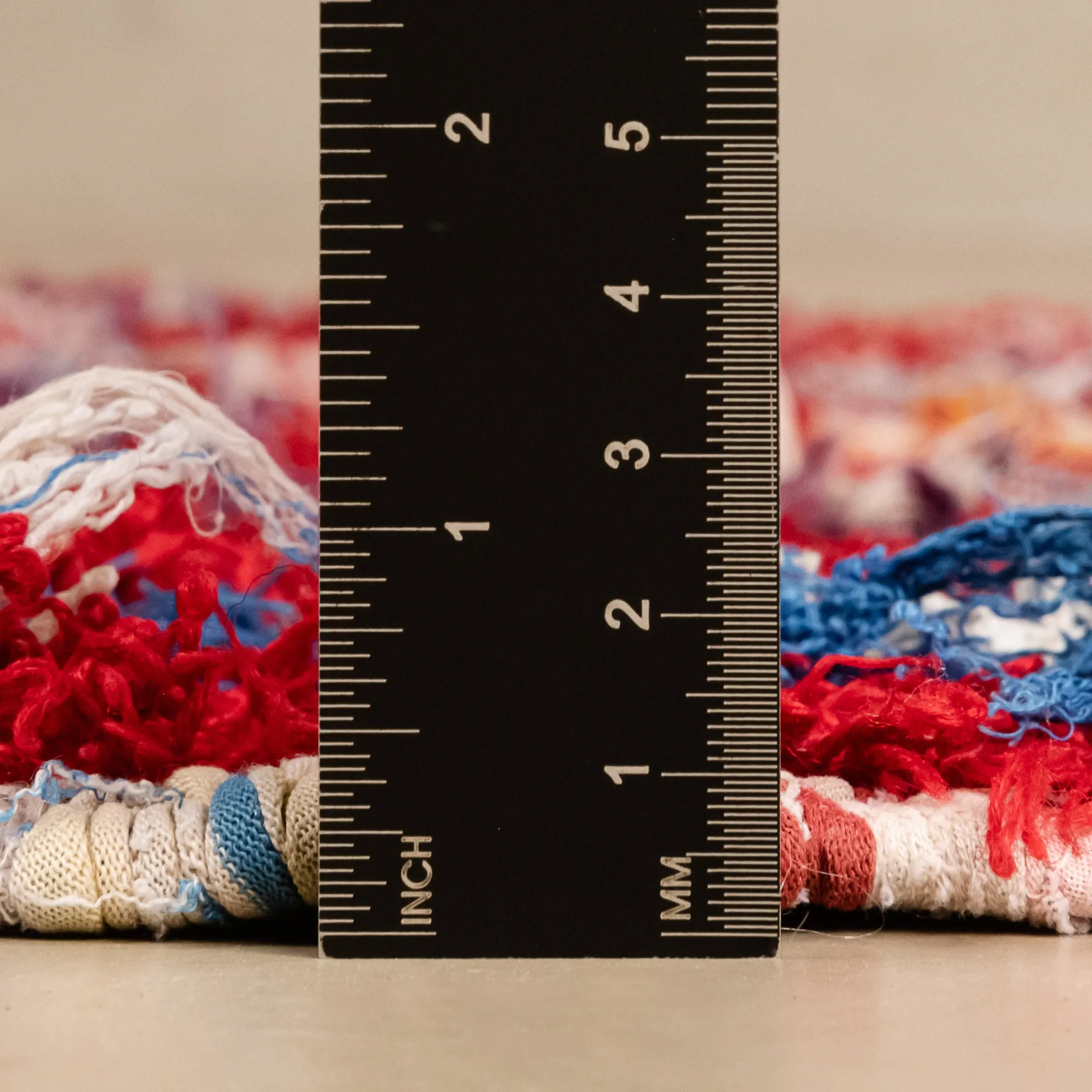 Bilkiss - vintage boucherouite rug