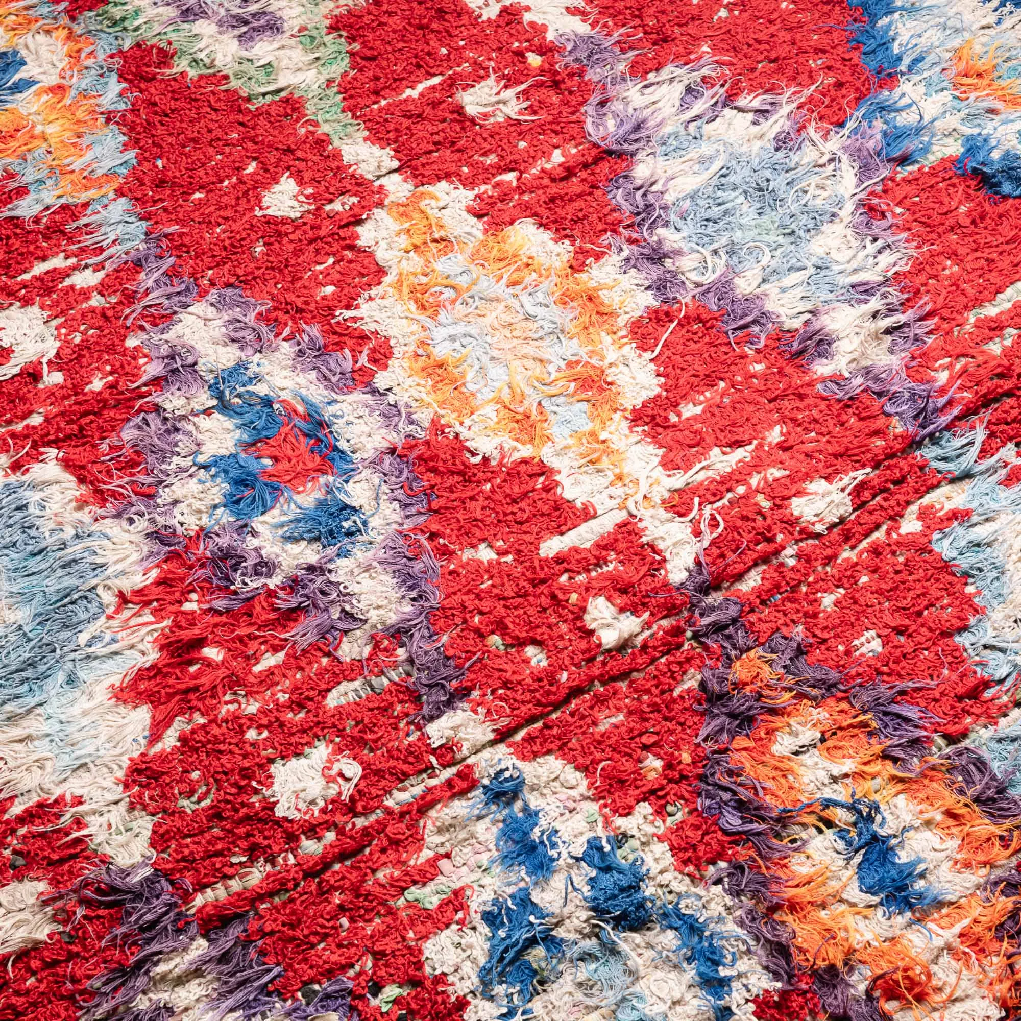 Bilkiss - vintage boucherouite rug
