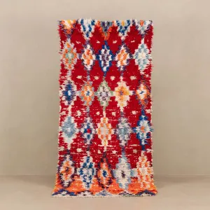 Bilkiss - vintage boucherouite rug