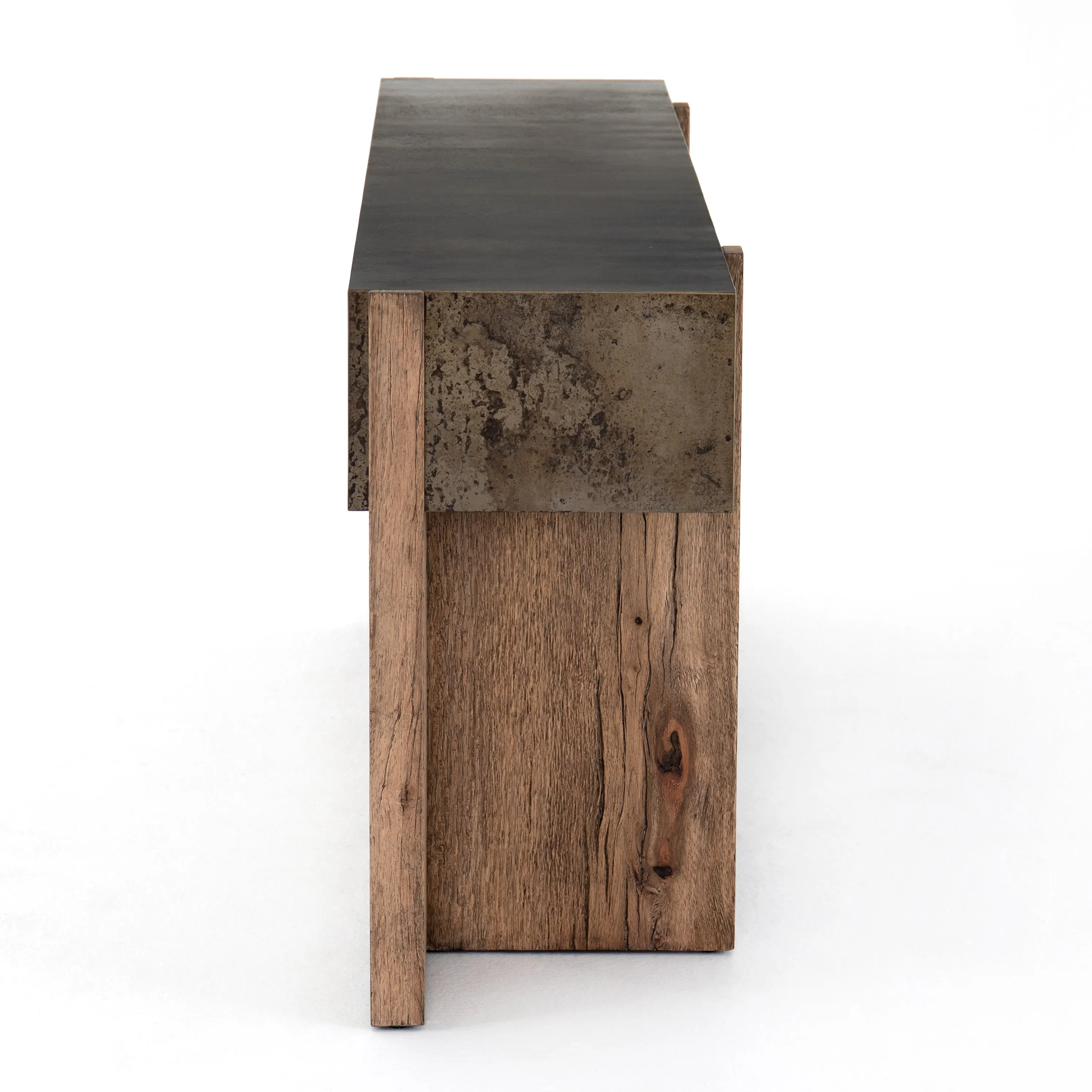 Bingham Console Table-Rustic Oak
