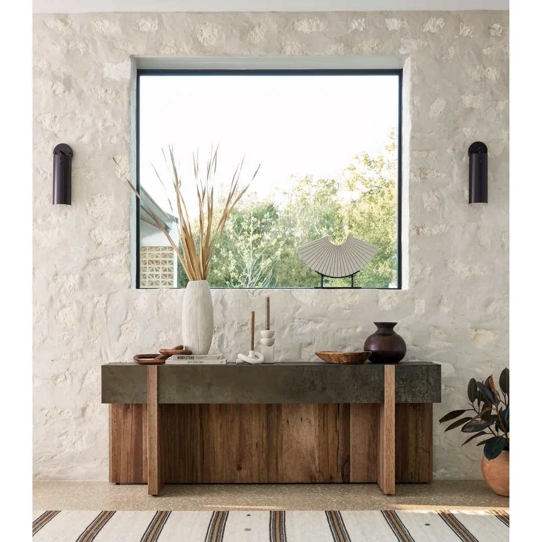 Bingham Console Table-Rustic Oak